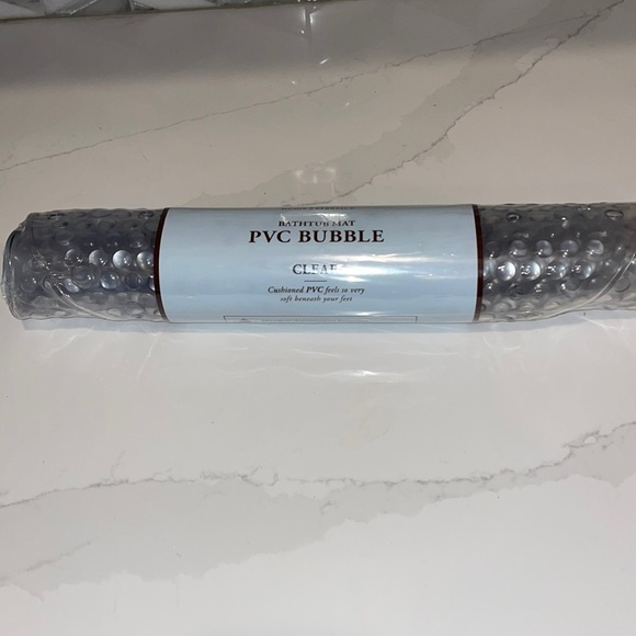 Home Classics Bathtub‎ Safety Mat Clear PVC Bubbles  NEW - Picture 1 of 5
